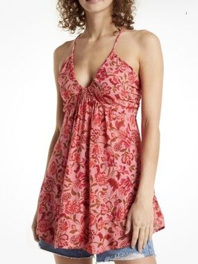 Free People Pixie Printed Tunic - Light Combo